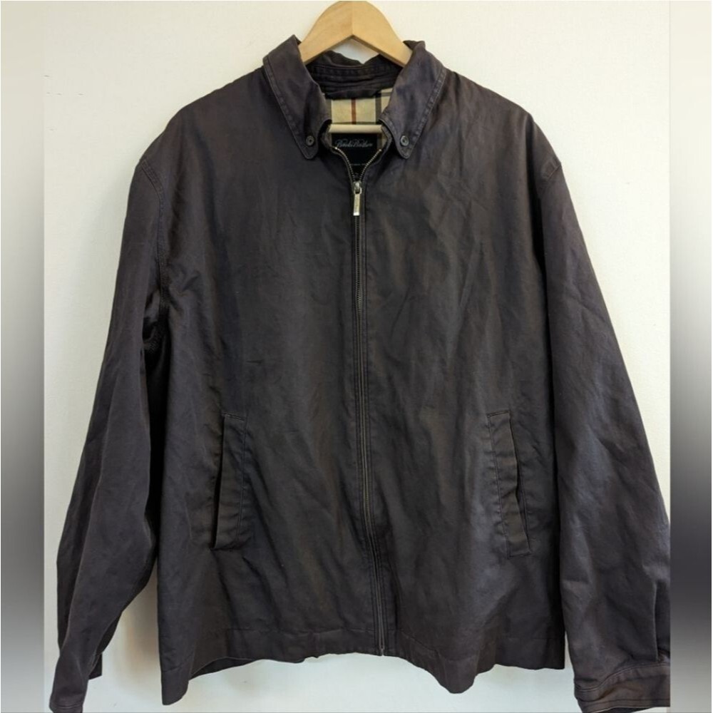 Brooks Brothers Vintage Barn Coat Field Chore Jacket Mens XL dark grey charcoal